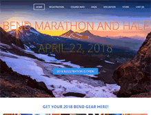 Tablet Screenshot of bend-marathon.com